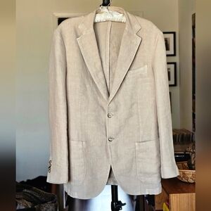 L.B.M.‎ 1911 Herringbone Linen Modern Fit Blazer